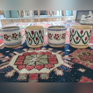 4 Nicolas Mosse Mugs Irish pottery